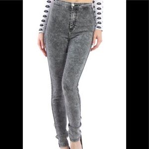 American Apparel Black Acid Wash